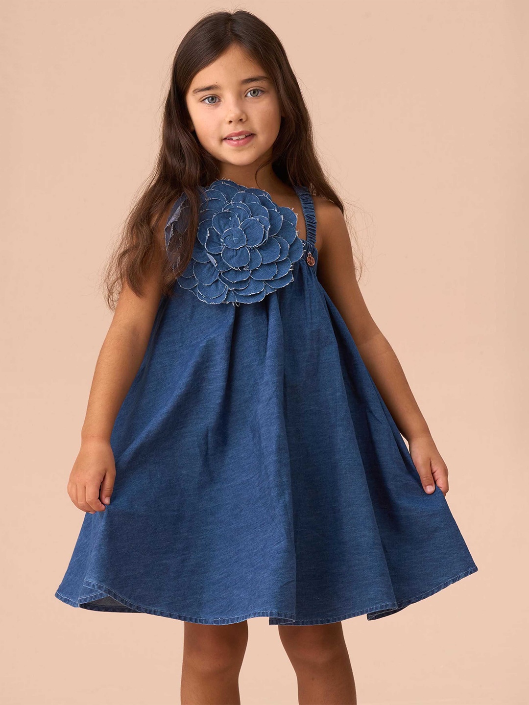 

Angel & Rocket Fit & Flare Dress, Blue