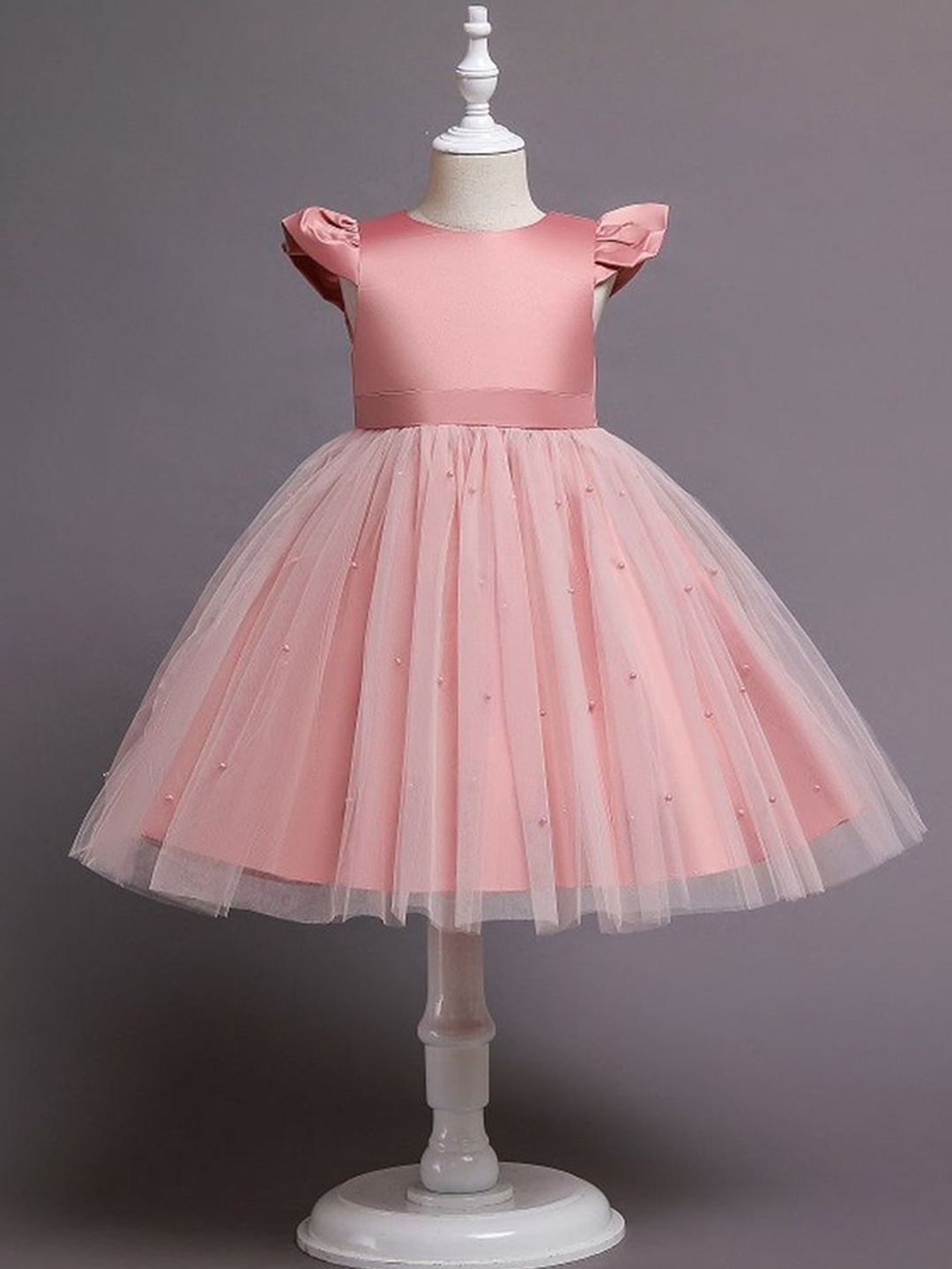 

LULU & SKY Empire Dress, Pink