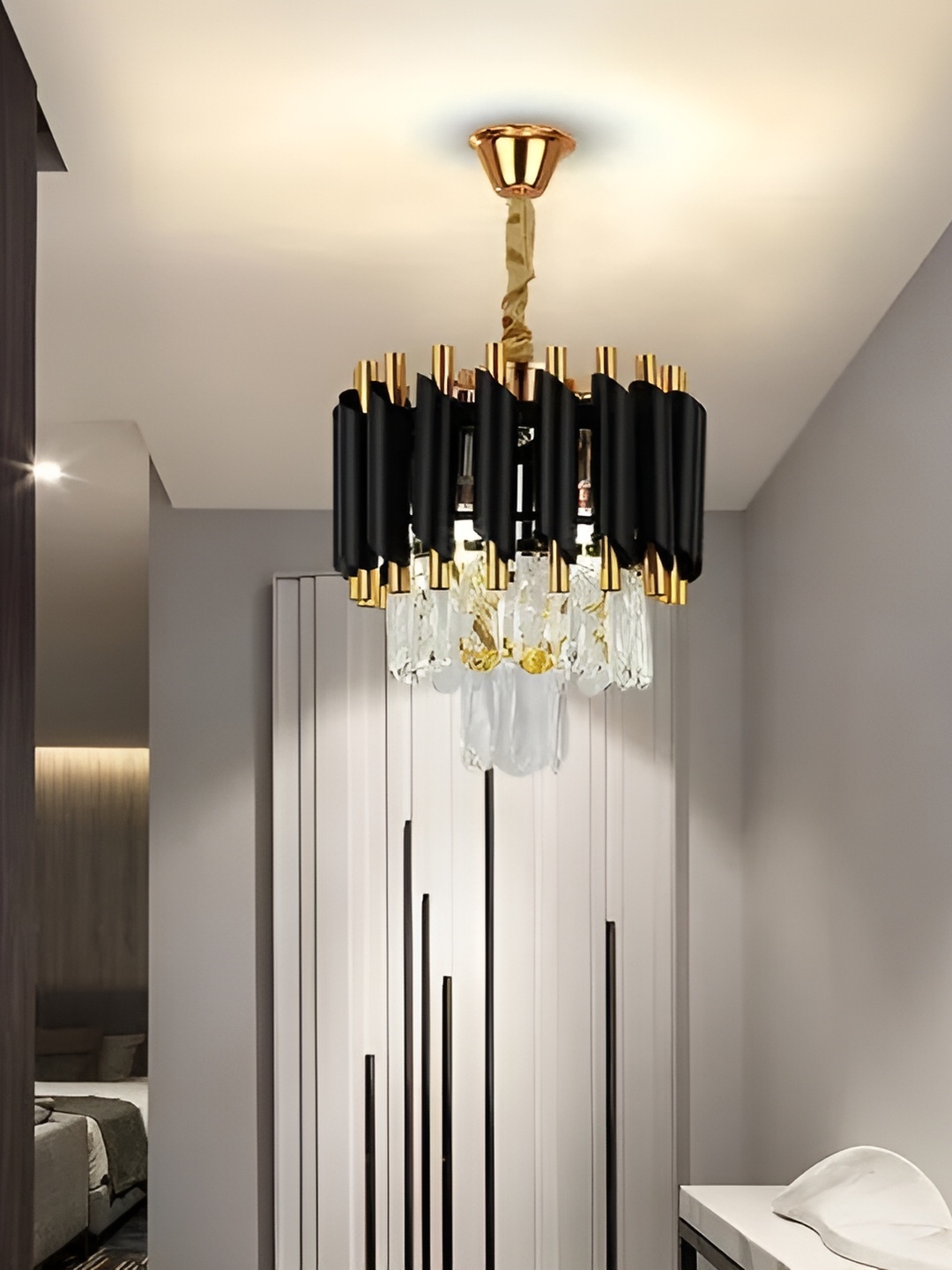 

GAUVIK Black Ceiling Lamp