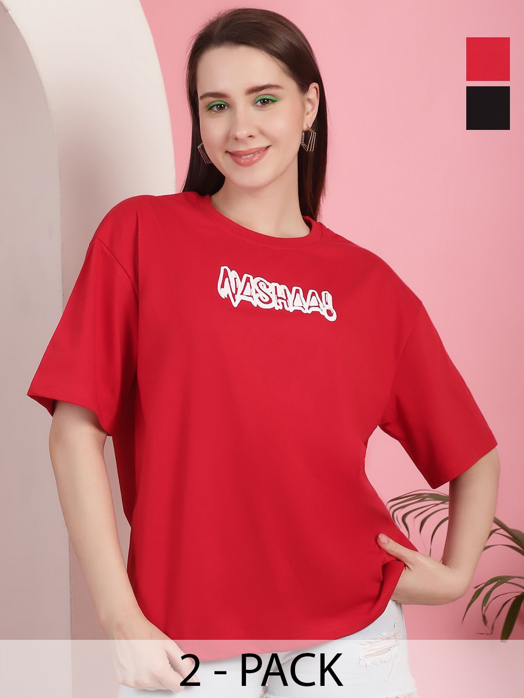

Dreambe Women Printed T-shirt, Multi