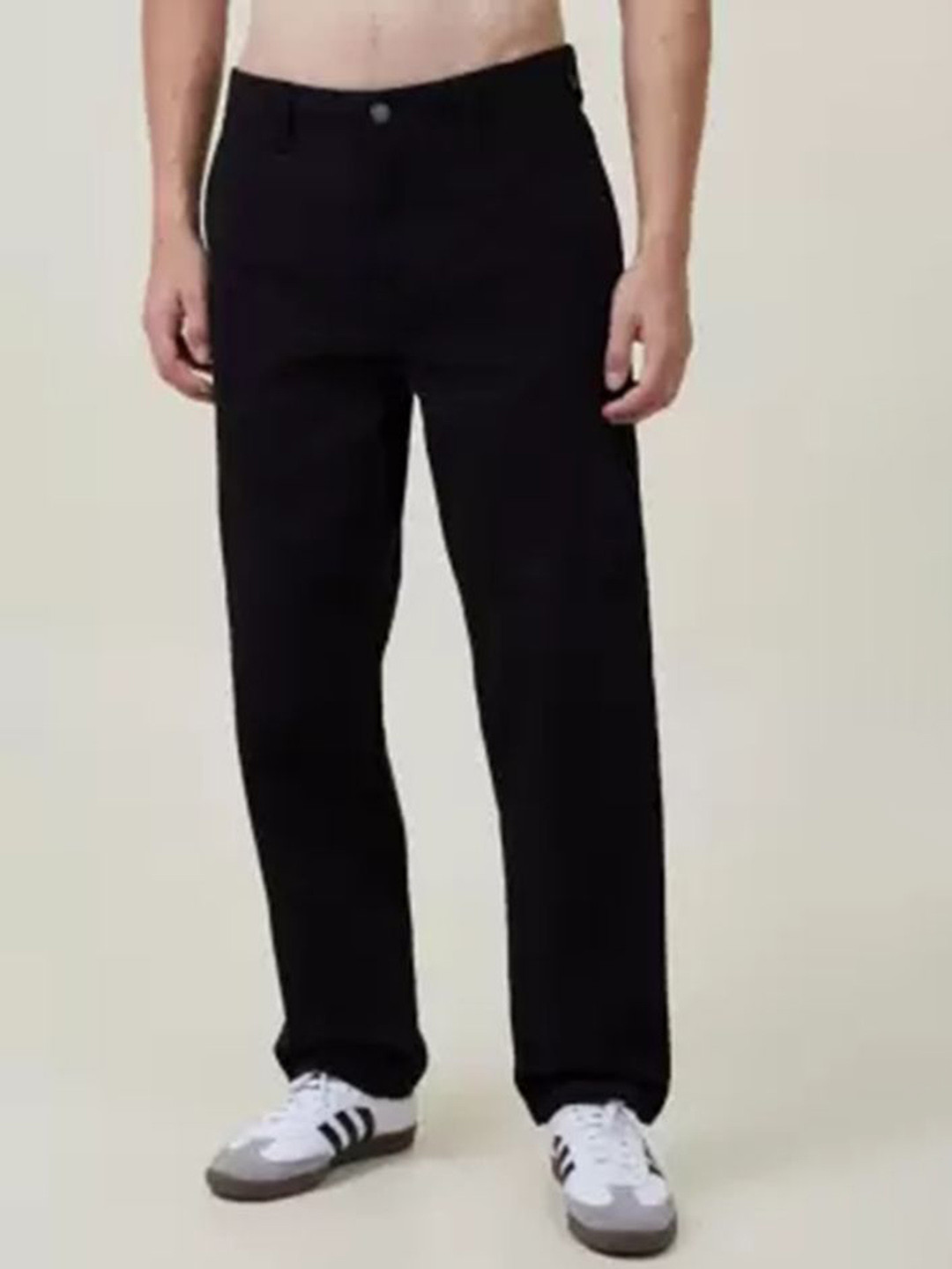 

COMFITS Men Classic Highly Distressed Stretchable Jeans, Black