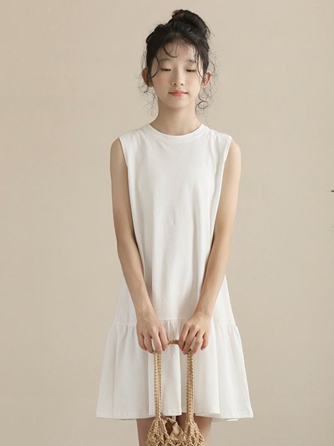 

LULU & SKY A-Line Dress, White