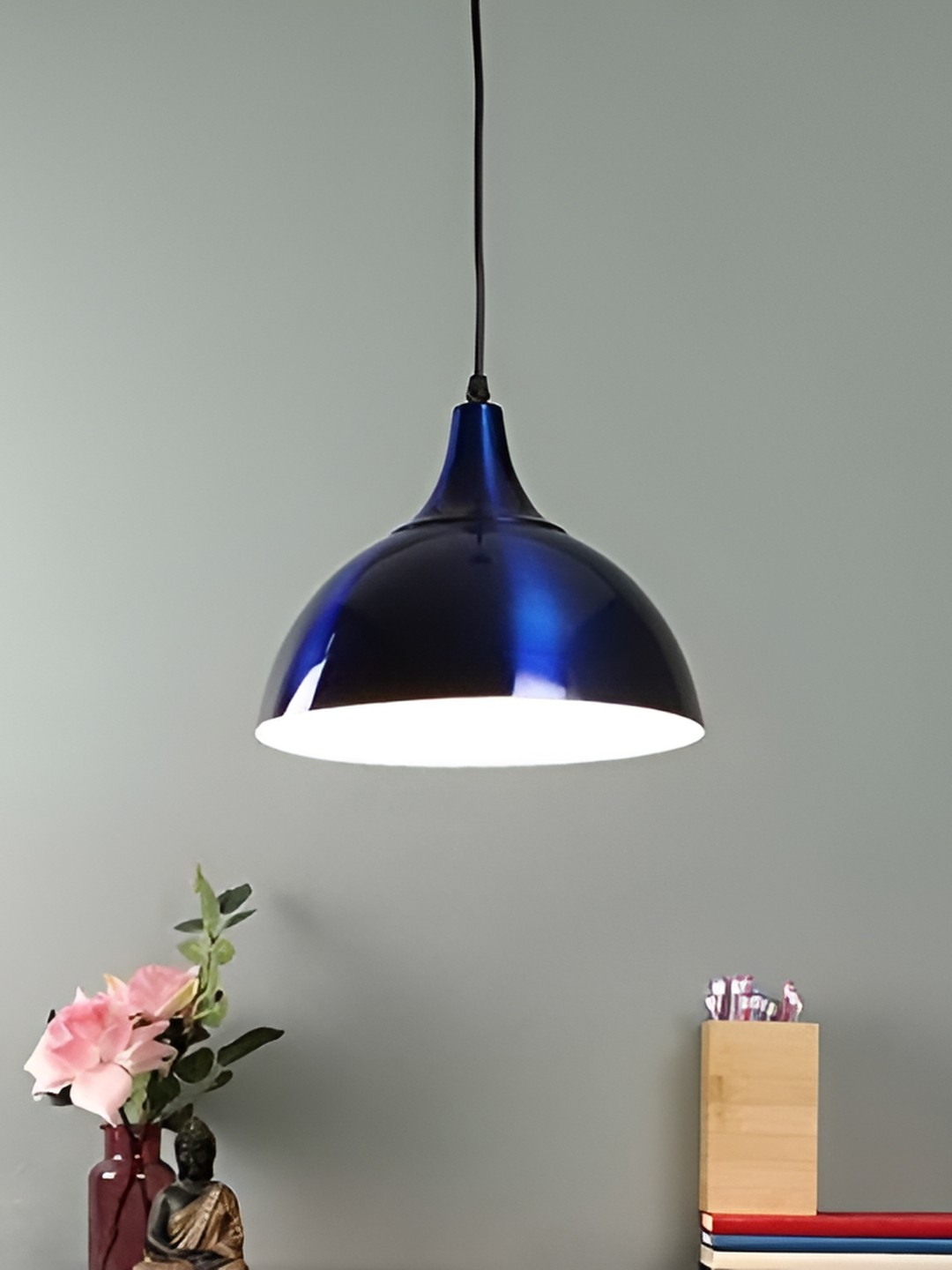 

GAUVIK Blue Aluminium Contemporary Ceiling Lamp