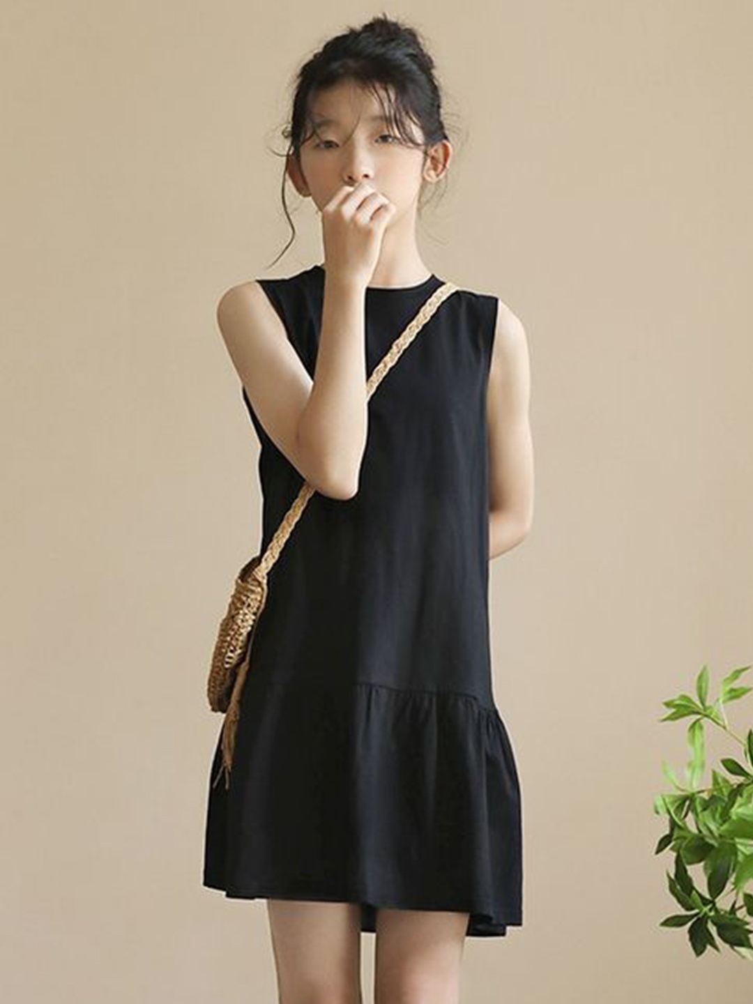 

LULU & SKY A-Line Dress, Black