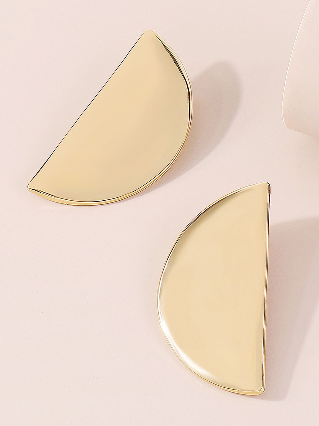 

LULU & SKY Contemporary Studs Earrings, Gold