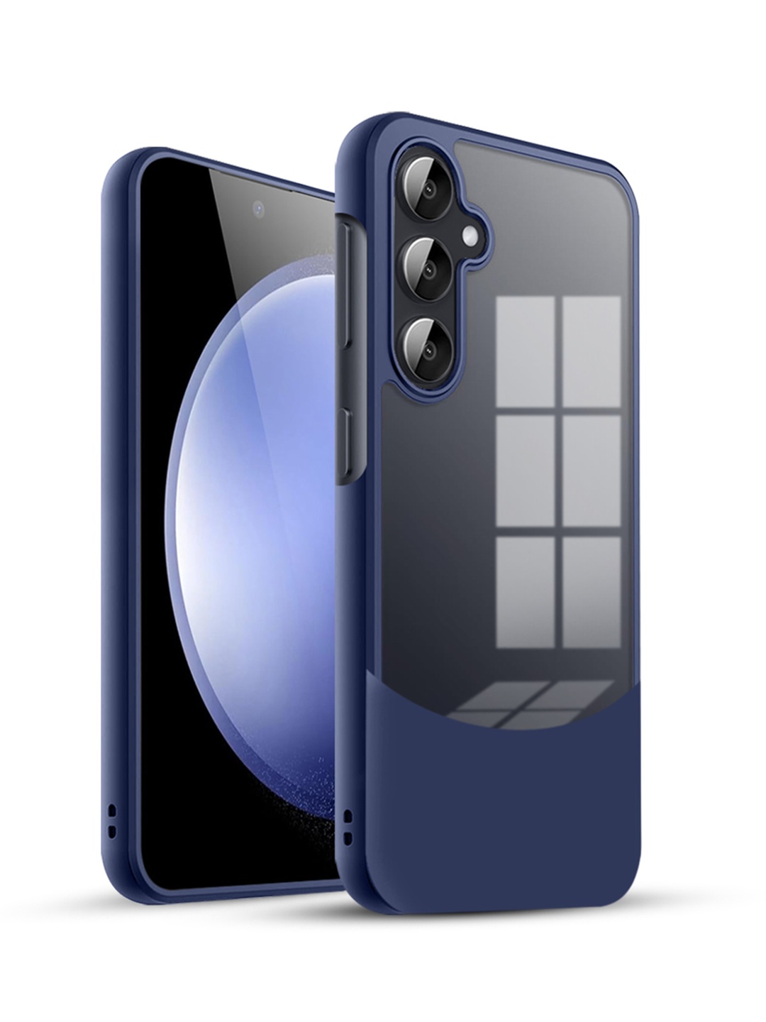 

Karwan Samsung S24 Ultra Hybrid Shockproof Back Case, Blue
