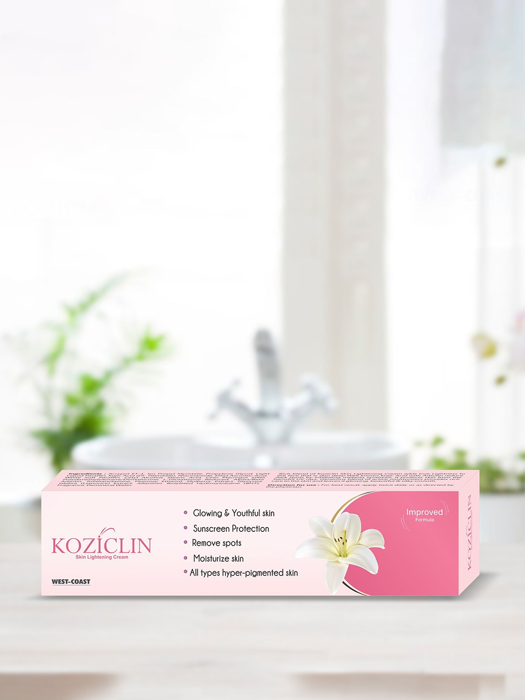 

WestCoast Koziclin Moisturize Skin Lightening Cream - 15 g, White