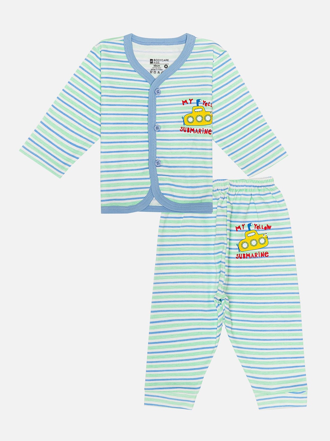 

Bodycare Kids Unisex Kids Striped Top, Blue