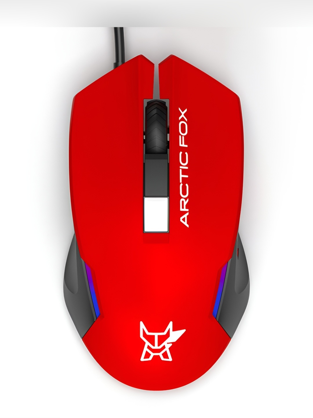 

Arctic Fox Breathing Lights & DPI Upto 3600 Wired USB Gaming Mouse, Red