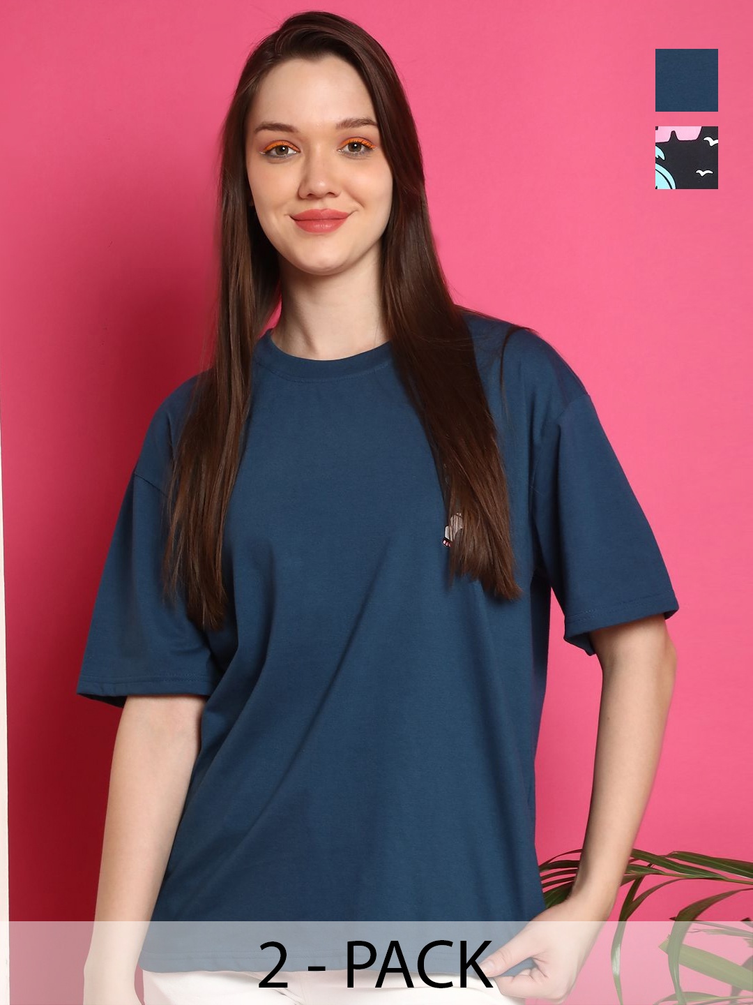 

Dreambe Women Printed T-shirt, Multi