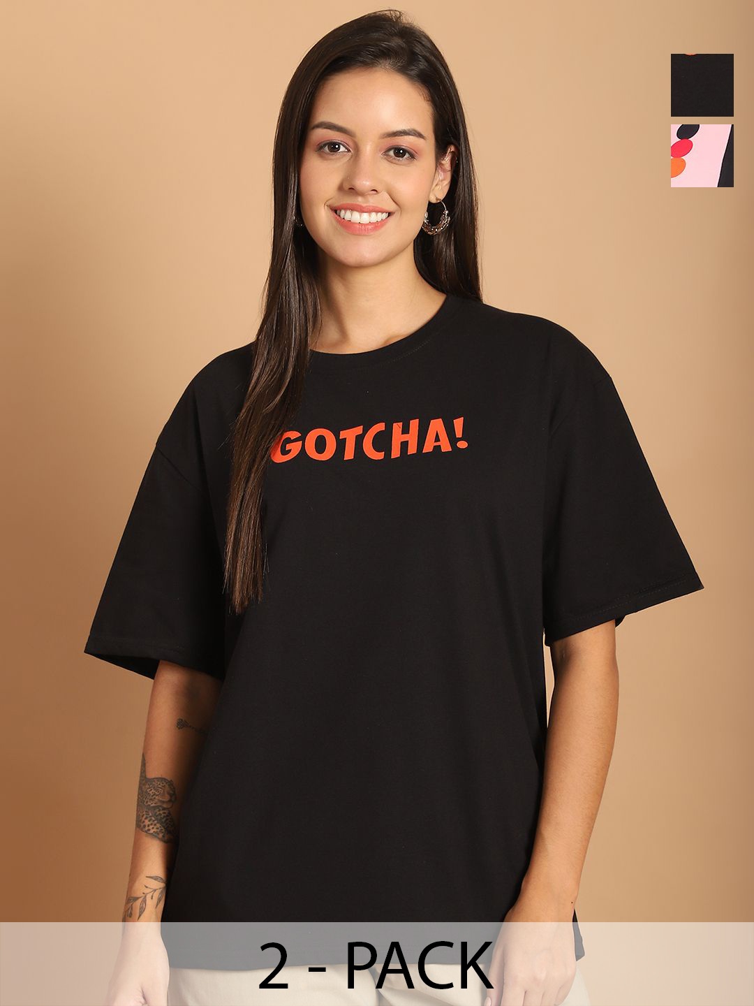 

Dreambe Women Printed T-shirt, Multi