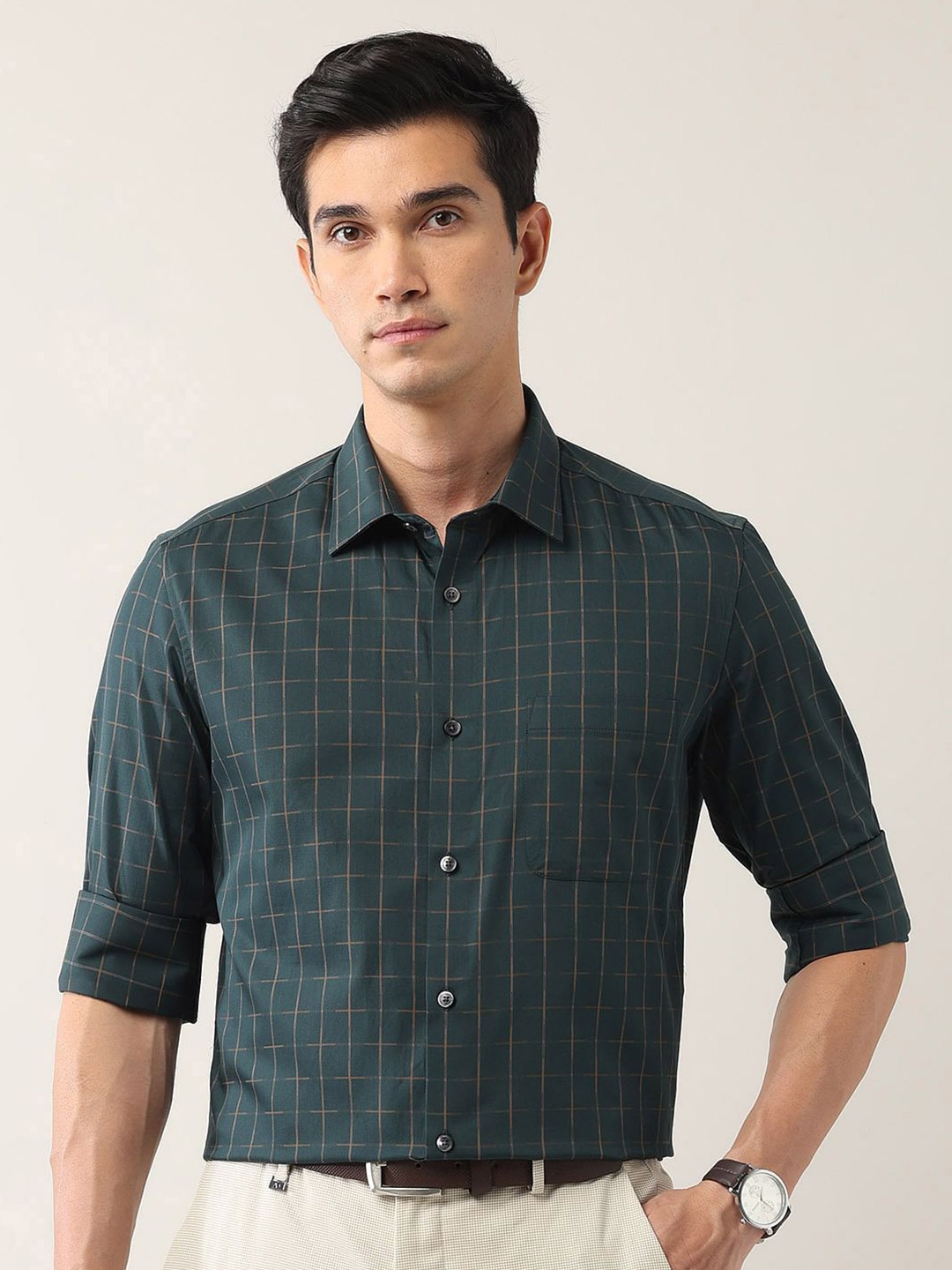 

AD By Arvind Men Shirt, Green