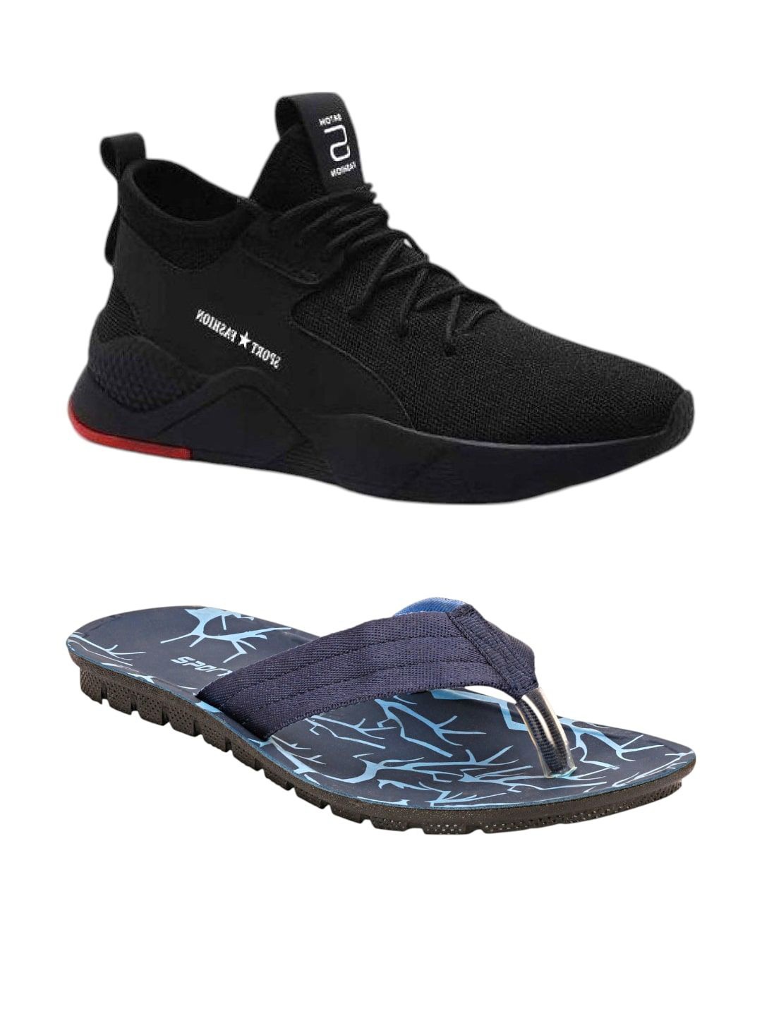 

ORVAX Men Mesh Running Non-Marking Shoes, Blue