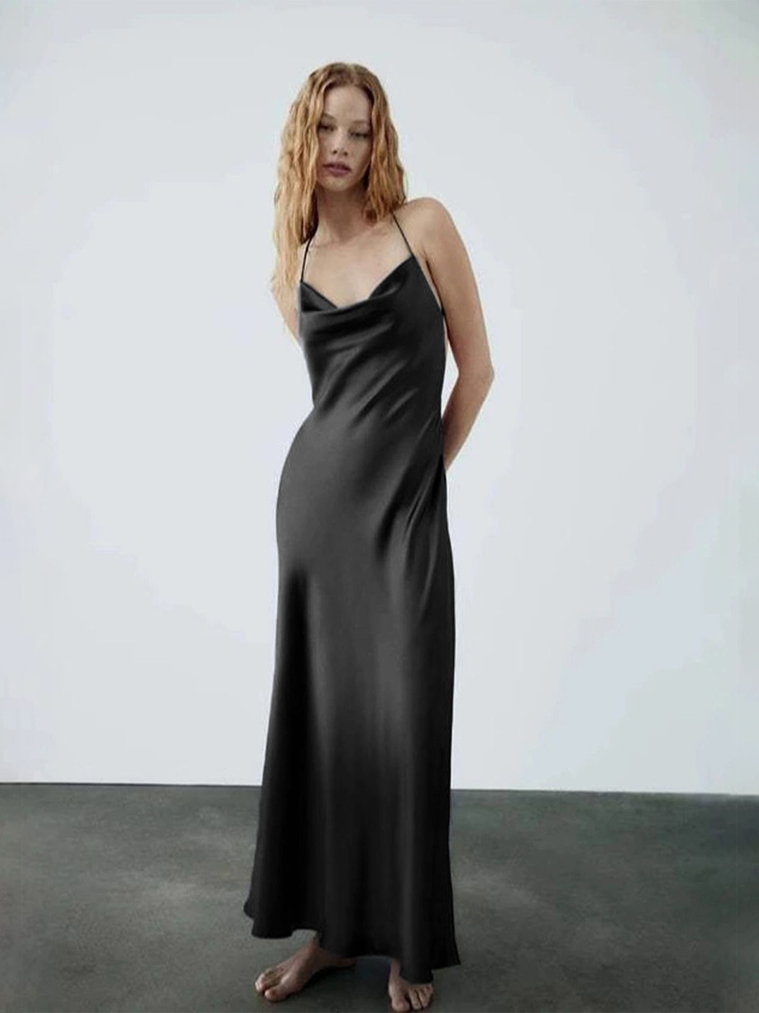 

LULU & SKY Maxi Dress, Black
