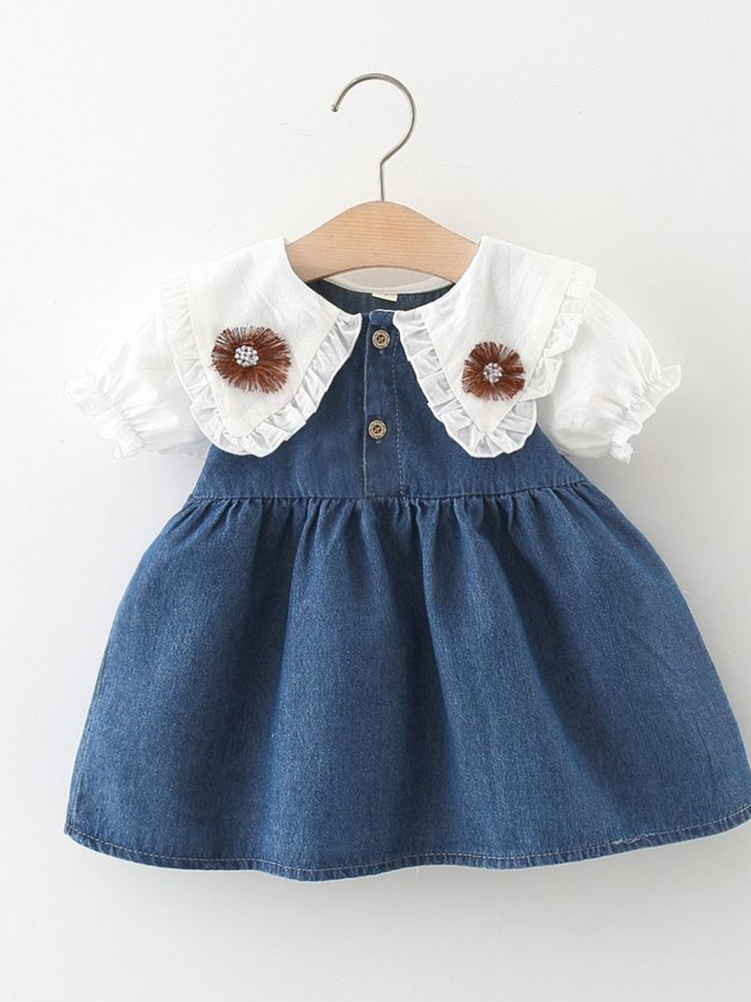 

LULU & SKY Fit & Flare Dress, Navy blue