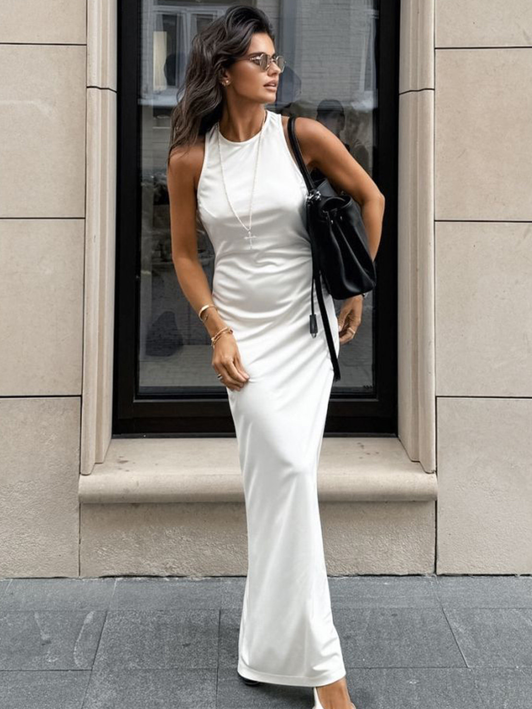 

LULU & SKY Maxi Dress, White