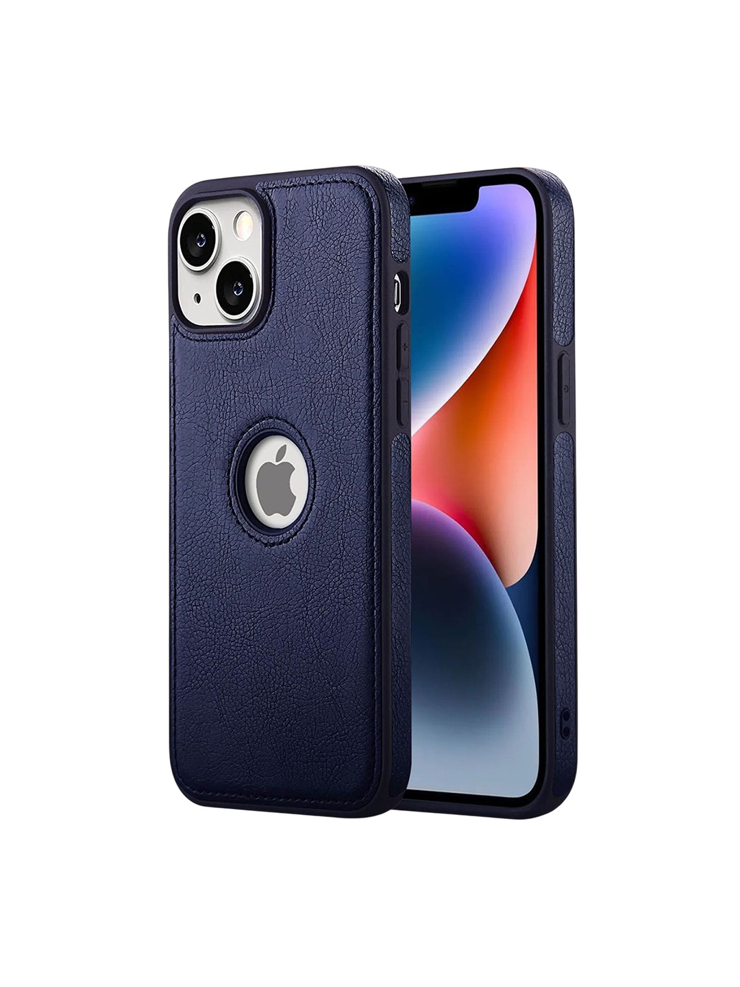 

LIRAMARK Solid Printed iPhone 14 Plus Back Case Mobile Accessories, Blue