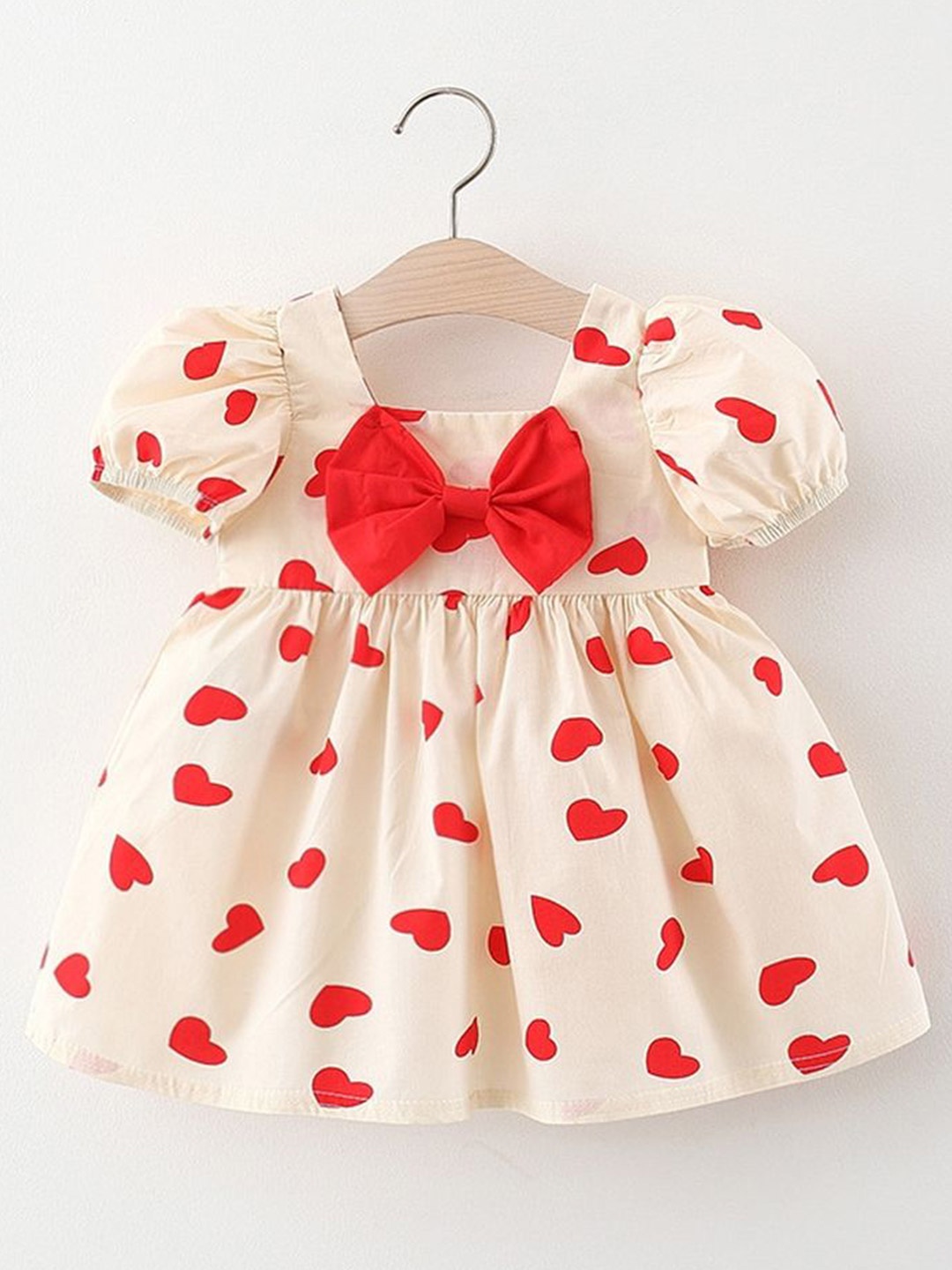 

LULU & SKY Print Fit & Flare Dress, Red