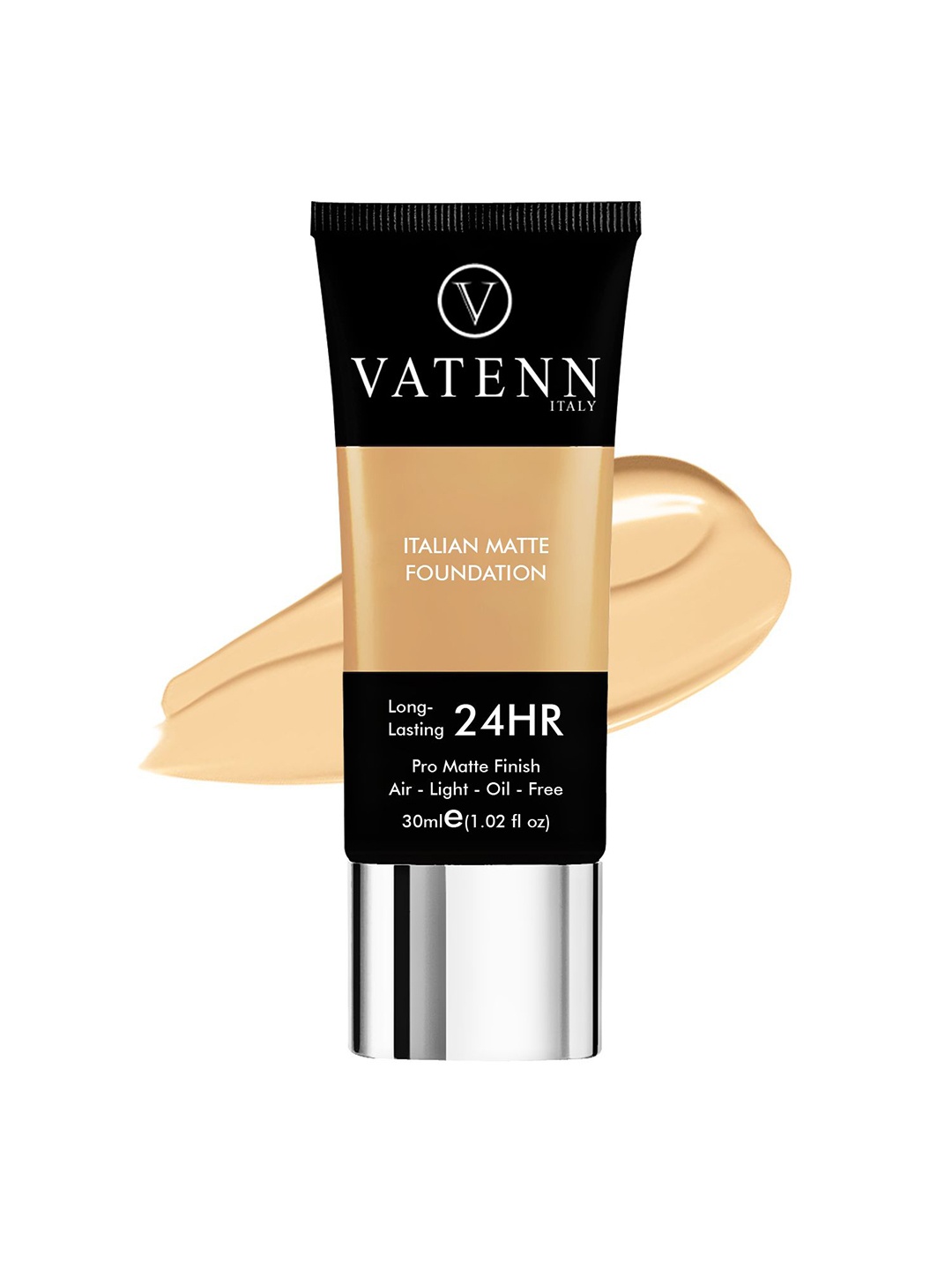 

VATENN ITALY Long Lasting Matte Foundation- 30 ml- Shade- 609, Tan