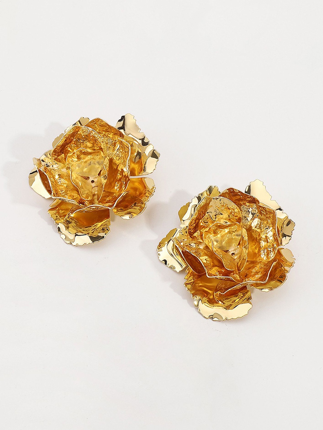

LULU & SKY Contemporary Studs Earrings, Gold