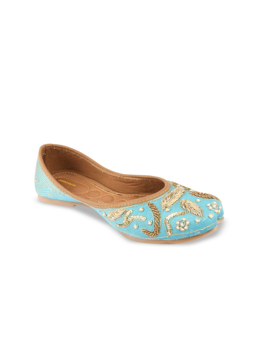 

Anouk Women Embellished Ethnic Mojaris Flats, Blue