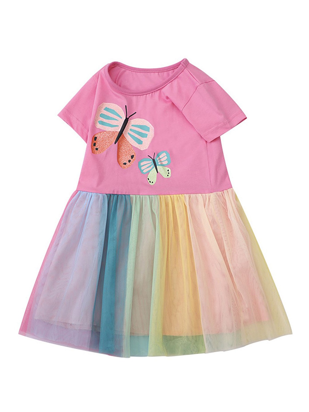 

LULU & SKY Striped A-Line Dress, Multi