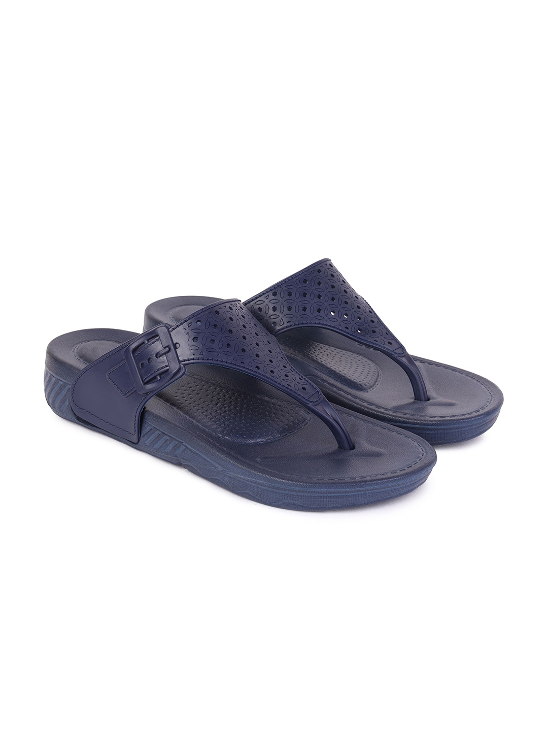

PENNEN Women Thong Flip-Flops, Blue