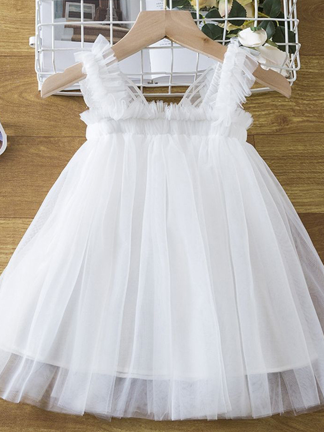 

LULU & SKY Fit & Flare Dress, White