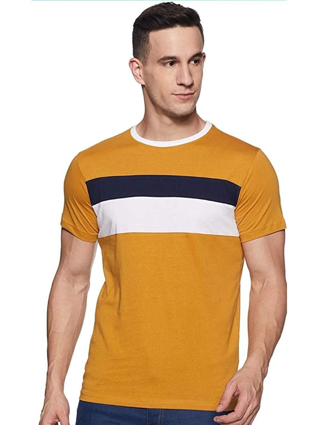 

Unicus Apparel Men Colourblocked Pockets T-shirt, Multi