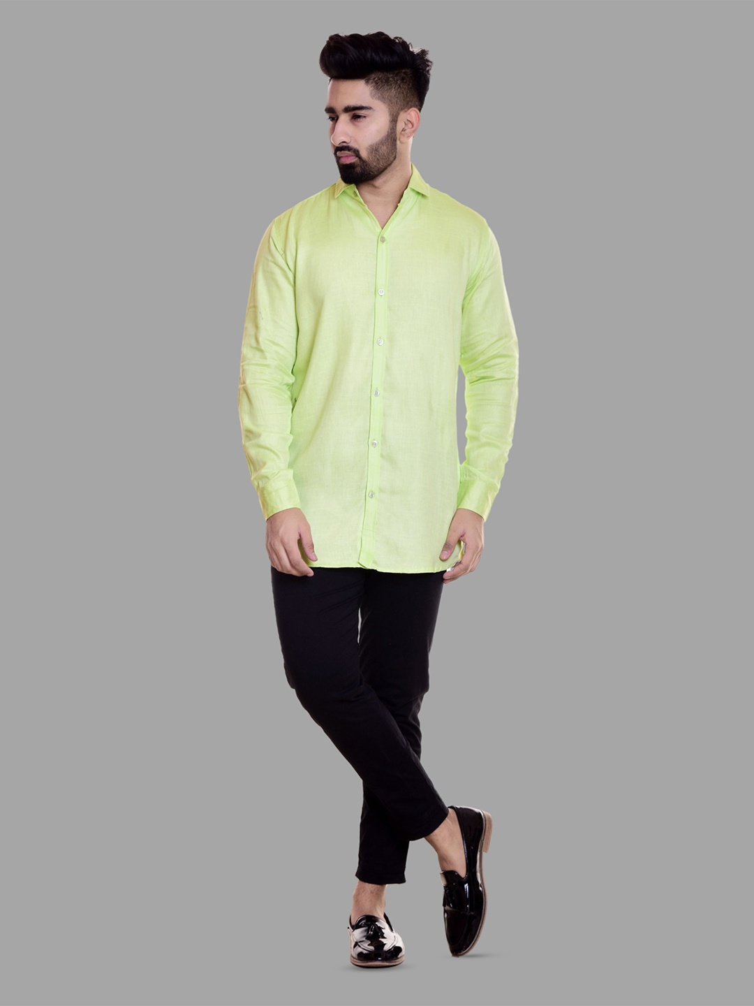 

HANDICRAFT PALACE Men Opaque Casual Shirt, Sea green
