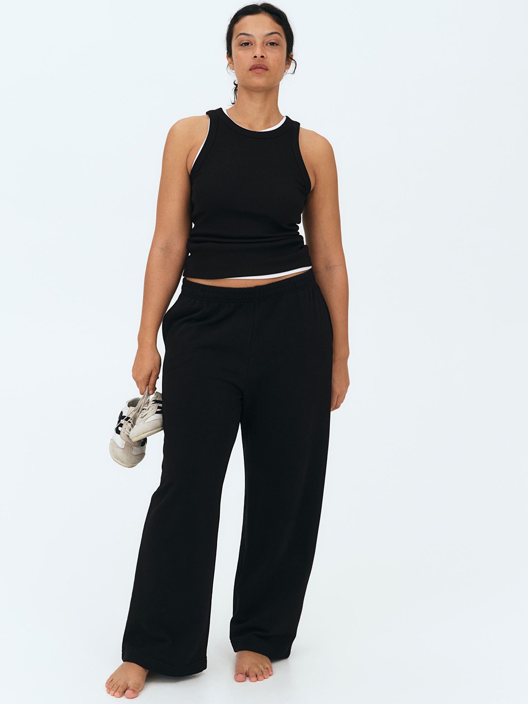 

H&M Sweatpants, Black