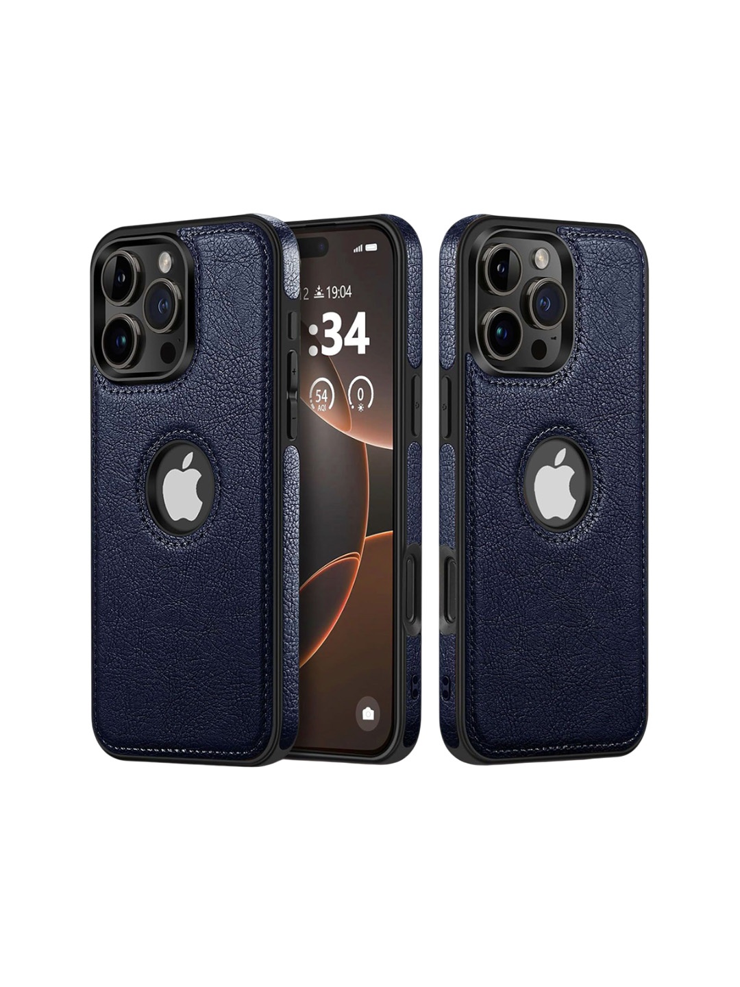 

LIRAMARK Solid Printed iPhone 16 Pro Back Case Mobile Accessories, Blue