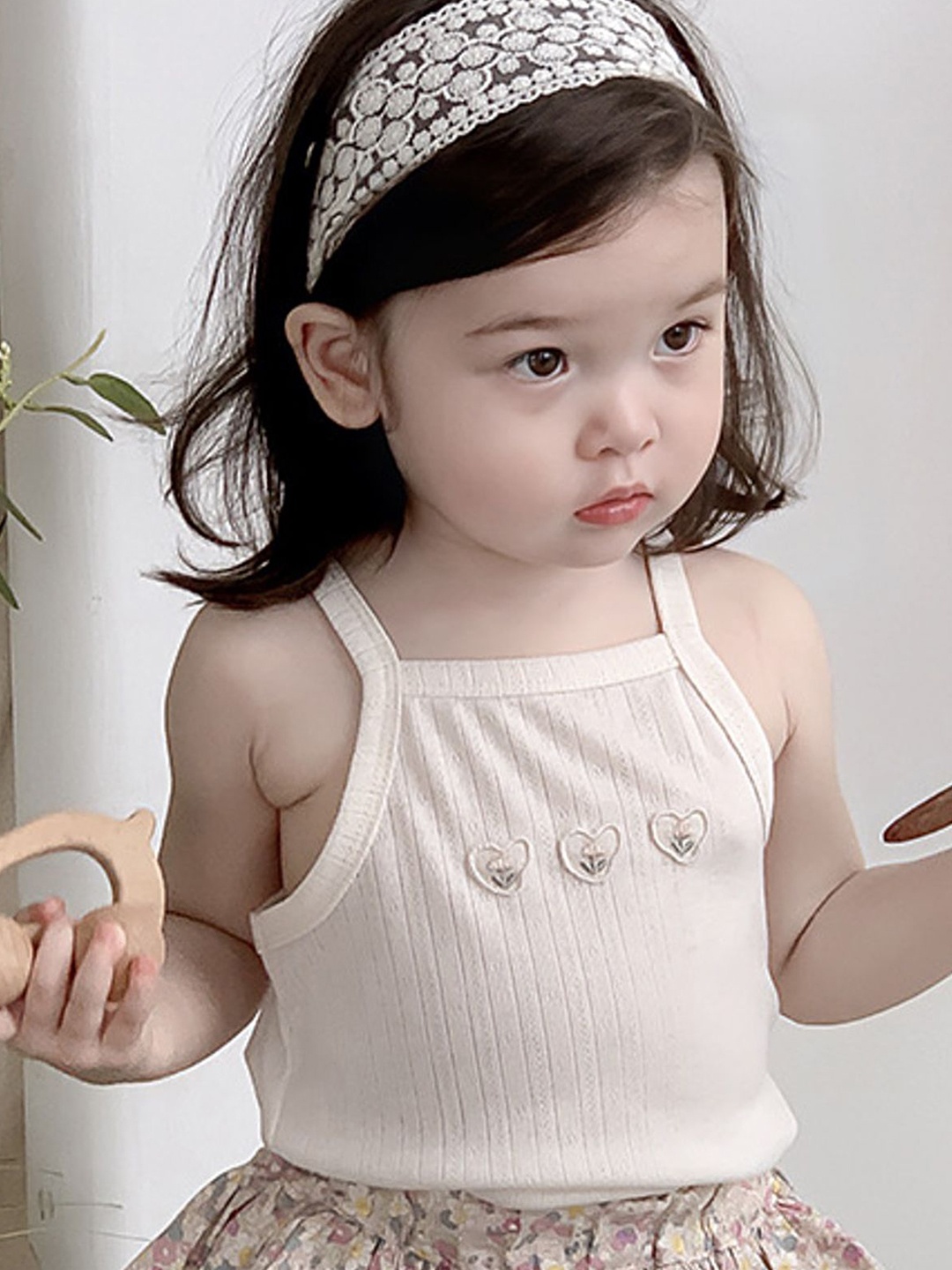 

LULU & SKY Cotton Top, Beige
