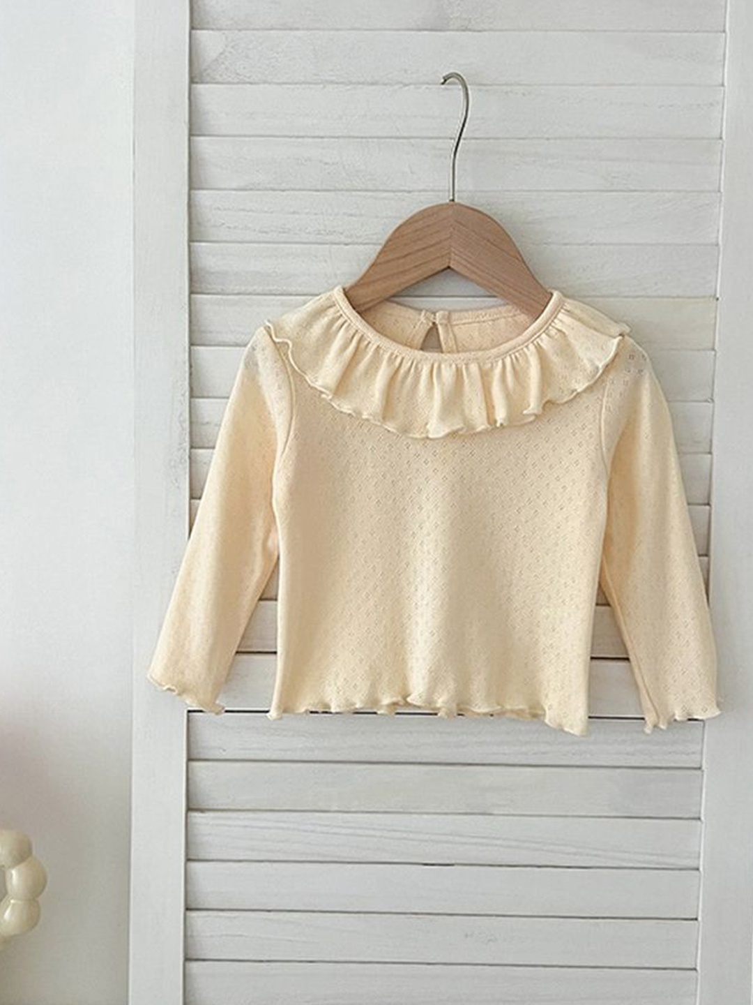 

LULU & SKY Cotton Top, Beige
