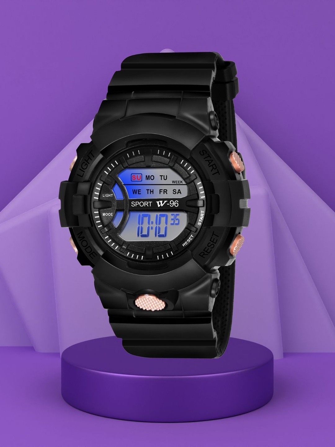 

SWADESI STUFF Unisex Kids Dial & Straps Digital Automatic Watch JUICE BLACK 8