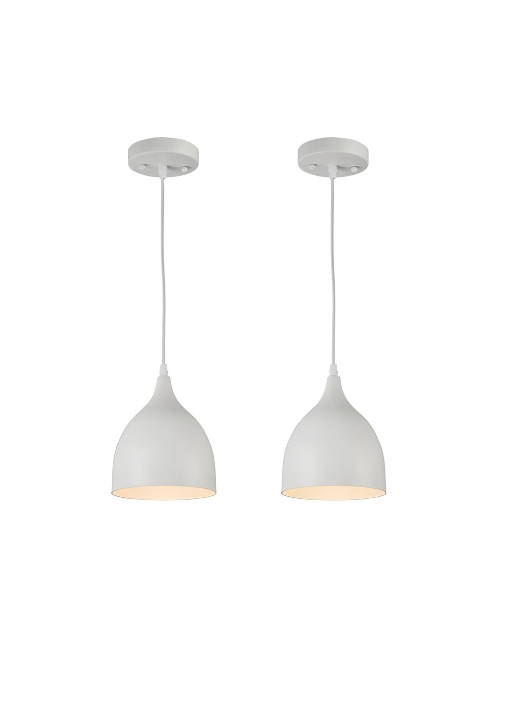 

GAUVIK White Aluminium Ceiling Lamp