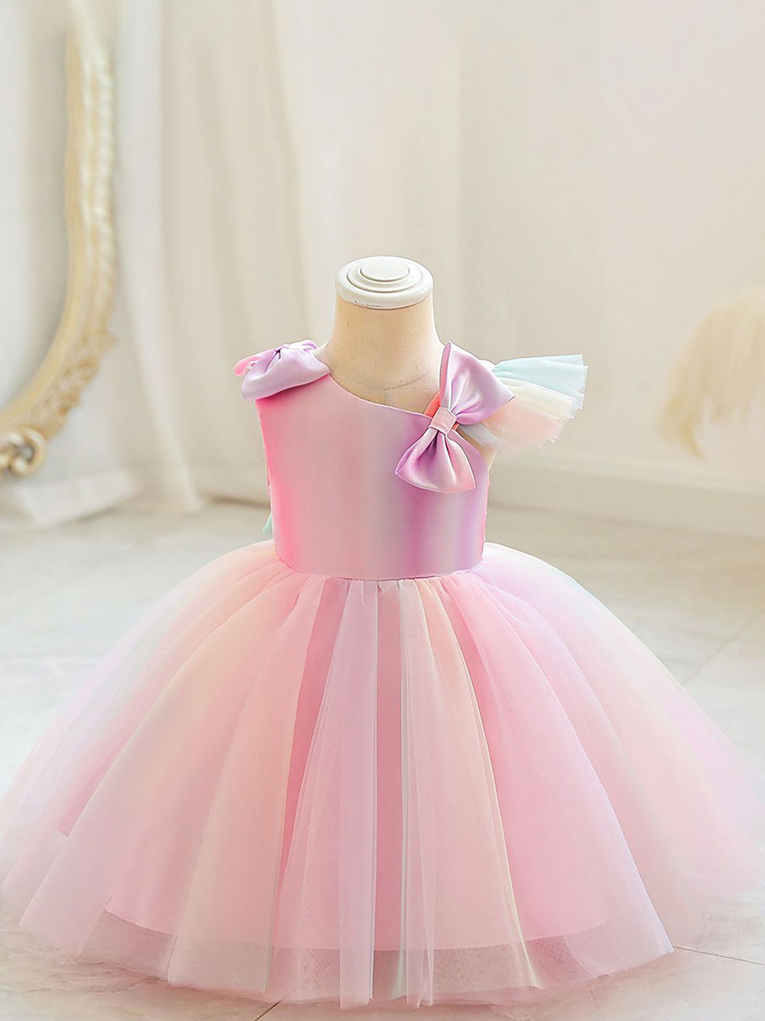 

LULU & SKY Fit & Flare Dress, Pink
