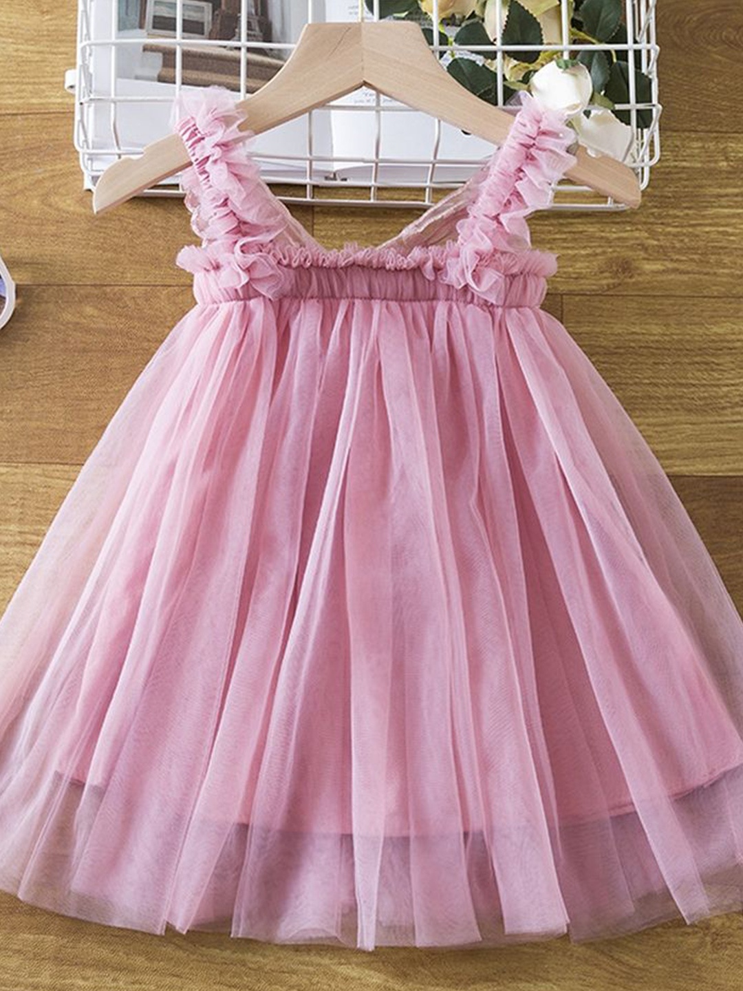 

LULU & SKY Fit & Flare Dress, Pink