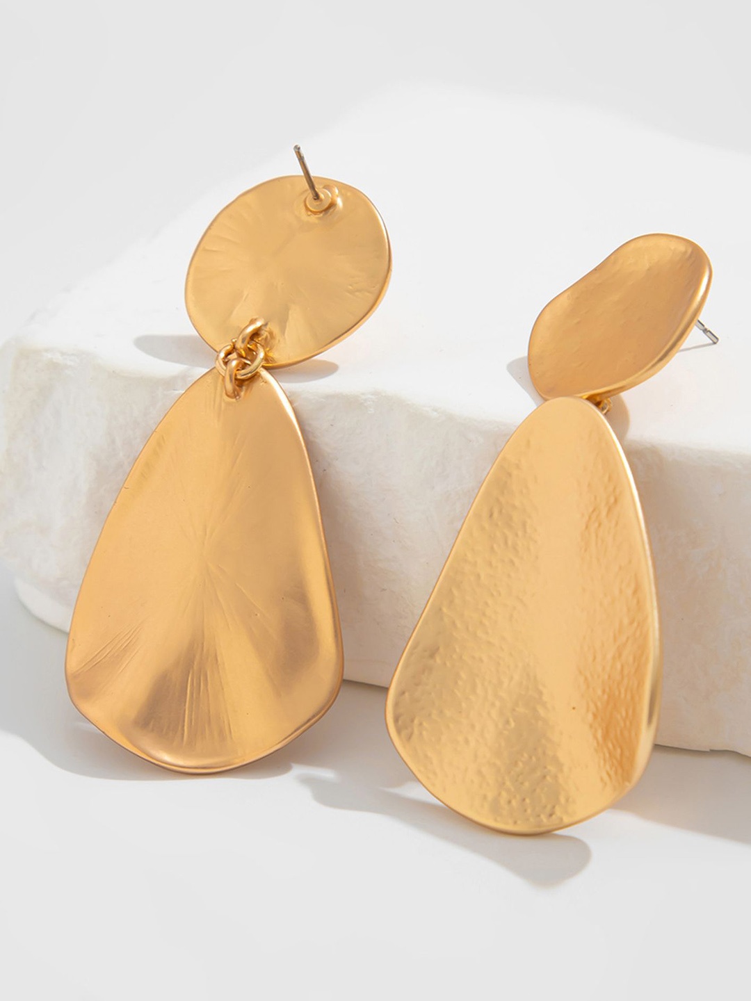 

LULU & SKY Contemporary Drop Earrings, Gold