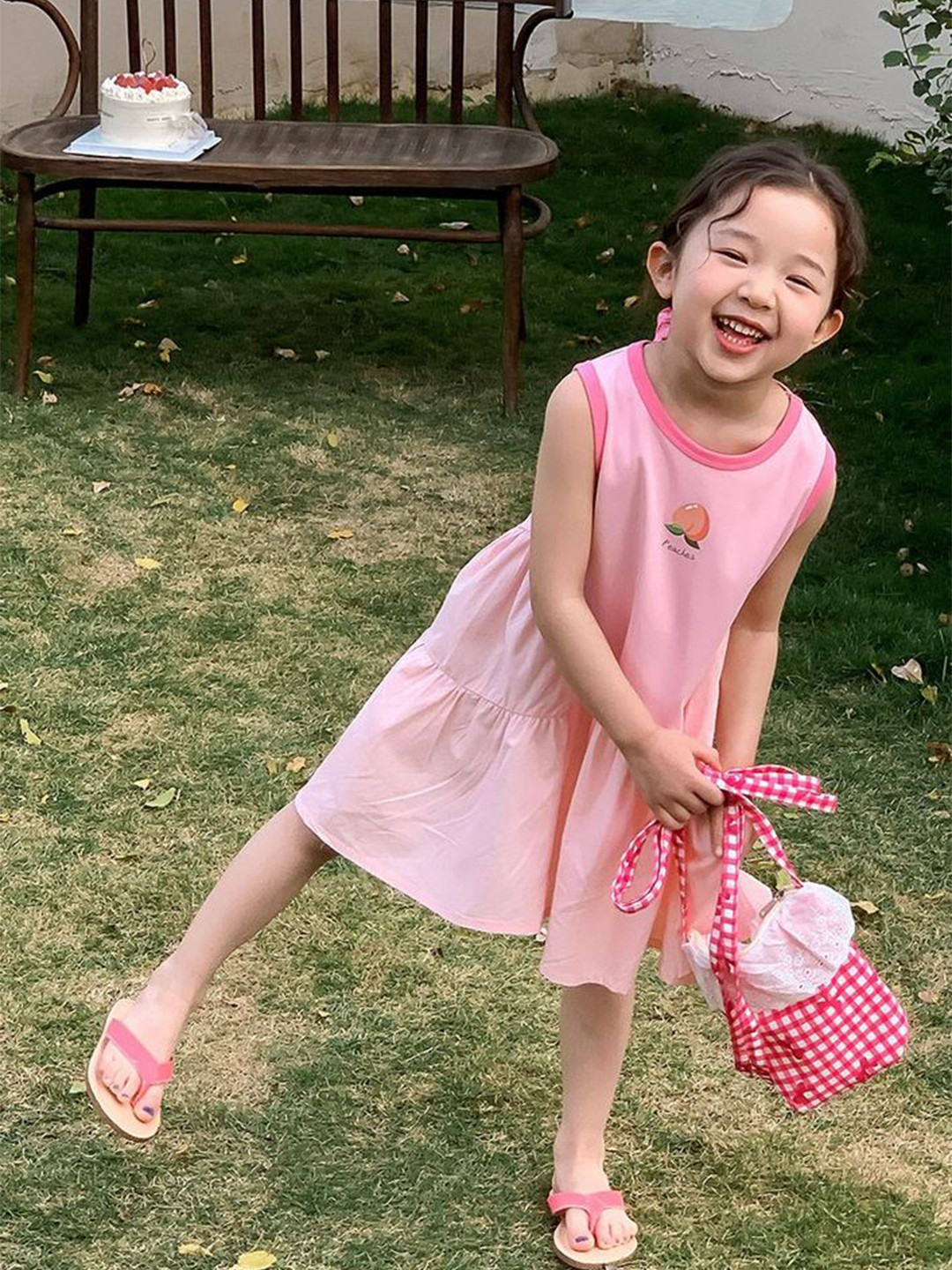 

LULU & SKY Fit & Flare Dress, Pink