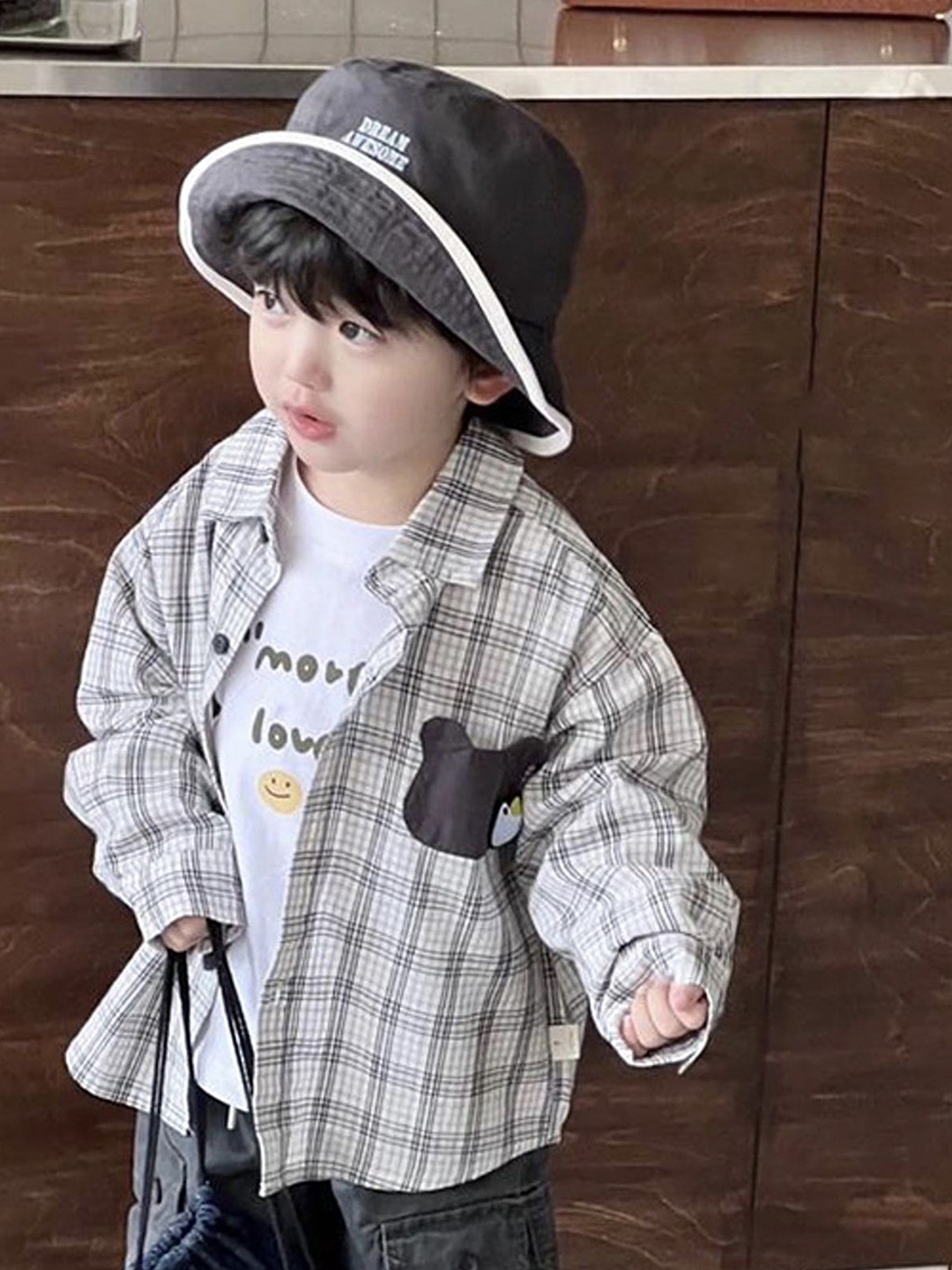 

LULU & SKY Boys Tartan Checks Opaque Checked Casual Shirt, Multi