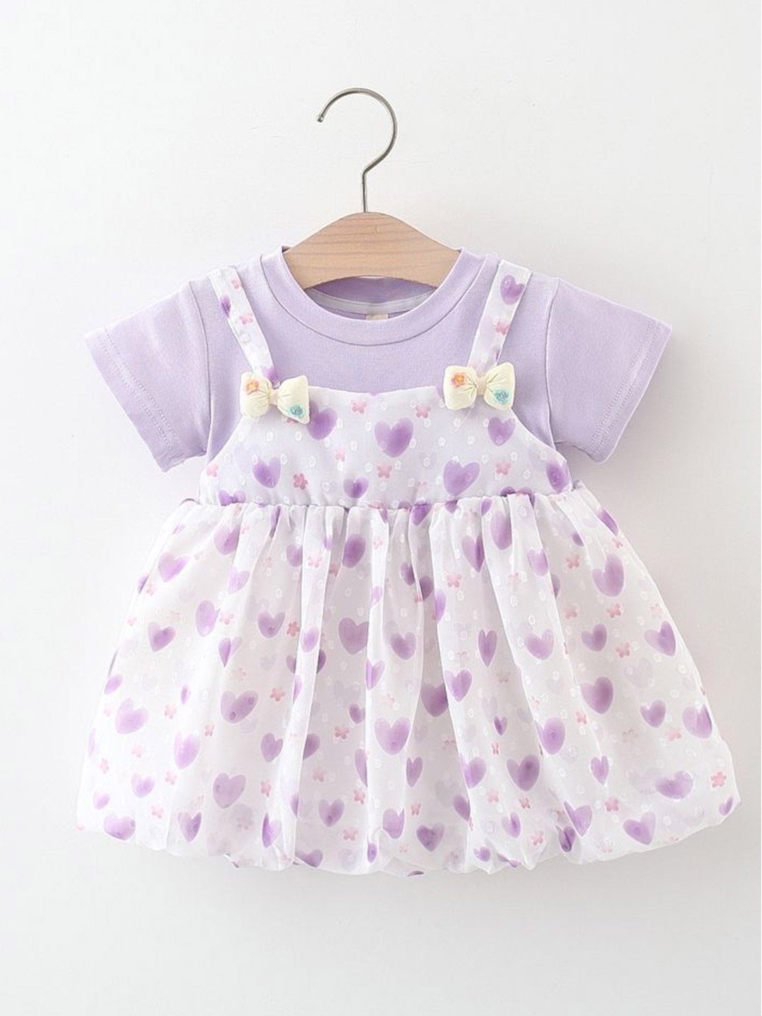 

LULU & SKY Print Fit & Flare Dress, Purple