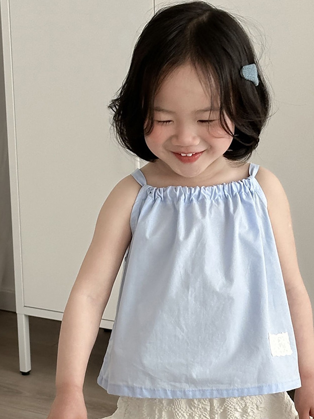 

LULU & SKY Cotton Top, Blue