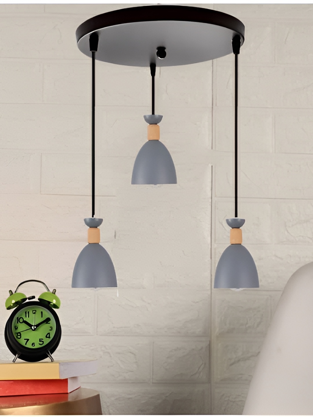 

GAUVIK Grey Aluminium Ceiling Lamp