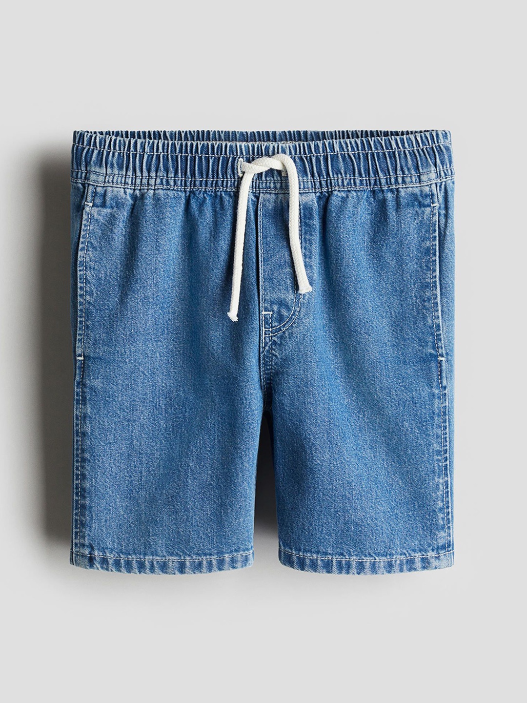

H&M Cotton Denim Shorts, Blue