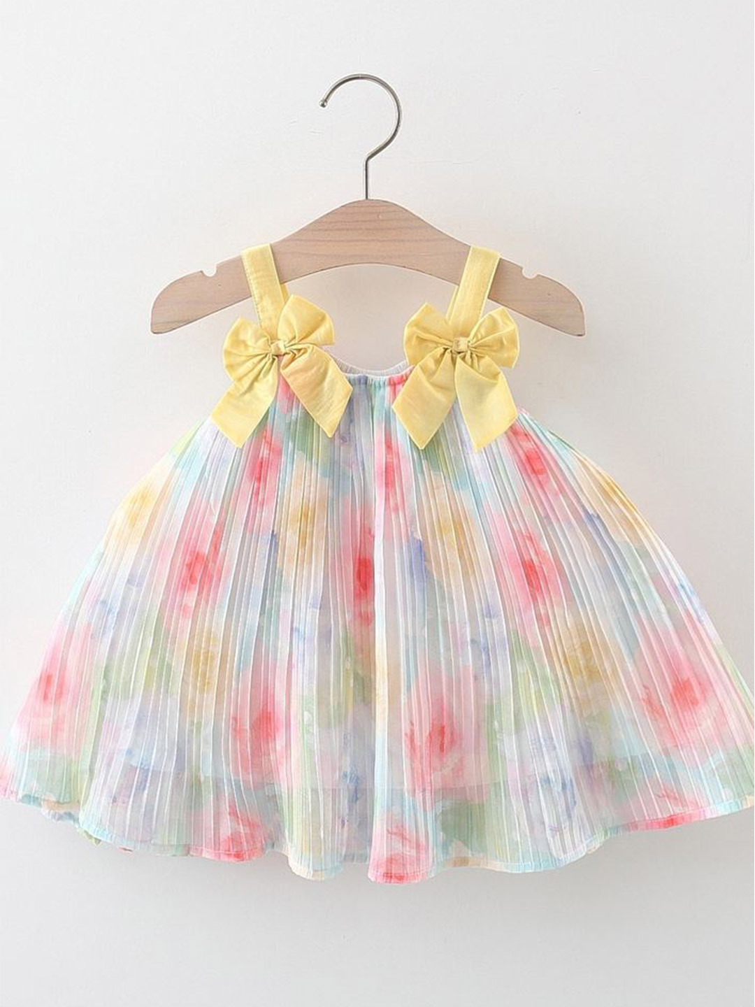 

LULU & SKY Print Fit & Flare Dress, Yellow