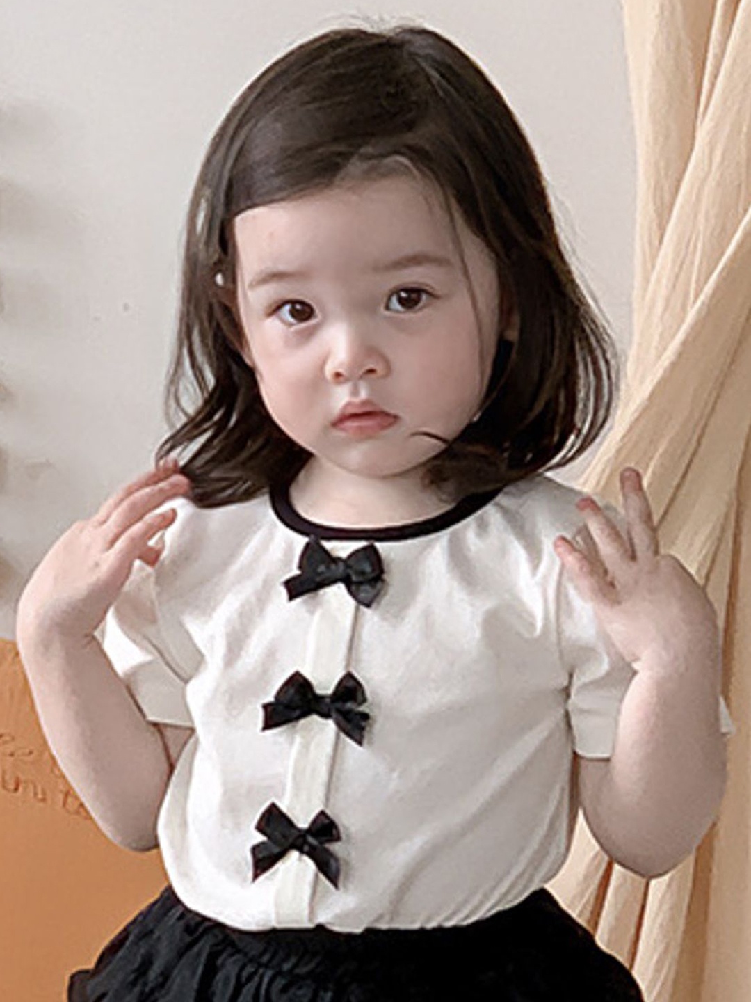 

LULU & SKY Cotton Top, White