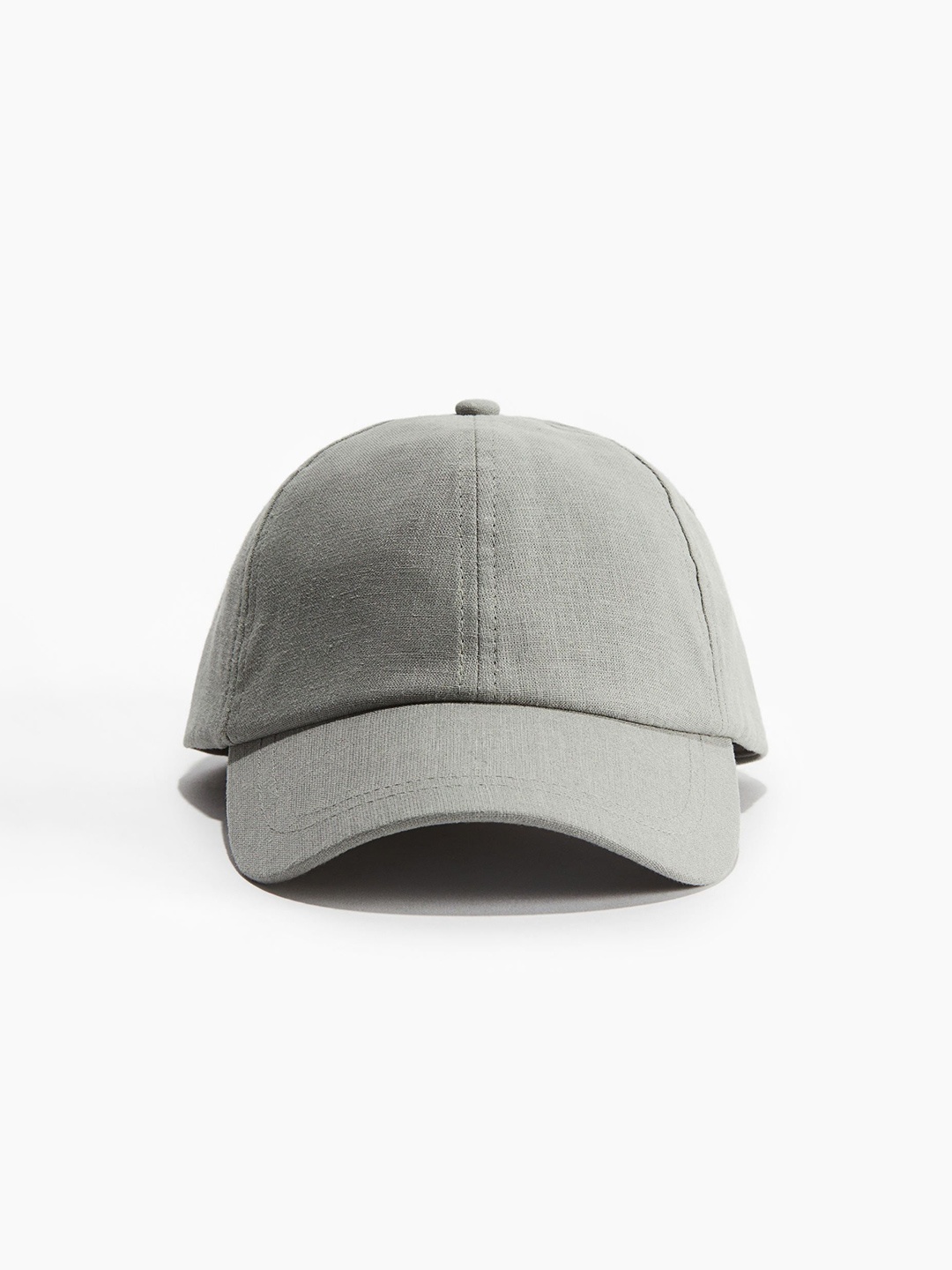 

H&M Linen-Blend Cap, Green