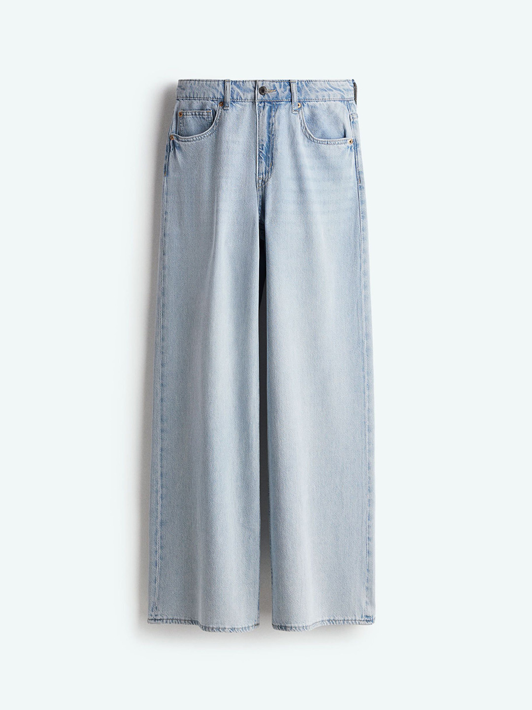 

H&M Wide High Jeans, Blue