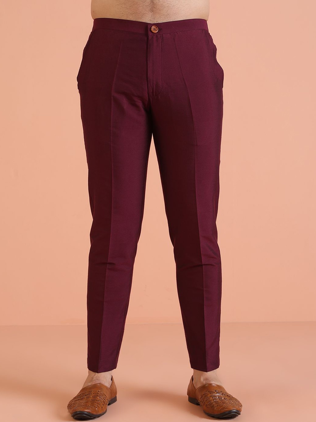 

KISAH Men Trousers, Maroon